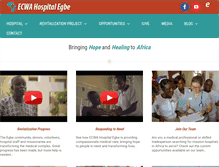 Tablet Screenshot of egbehospital.org